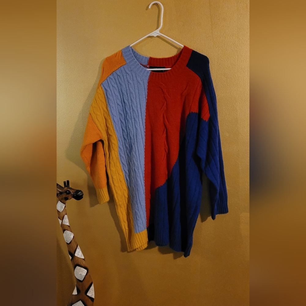 Multi color sweater